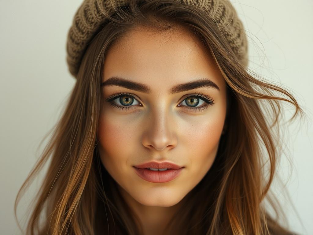 beautiful female face beautiful female faceфото